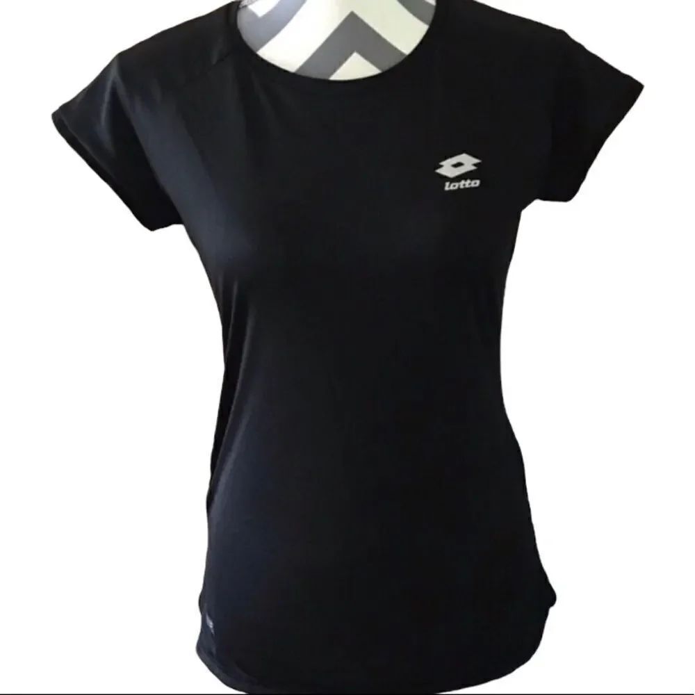 Lotto Italian Sport MEDIUM Black Workout Shirt